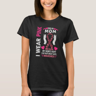 Im Oktober trage ich Rosa für die Brustkrebsaufklä T-Shirt