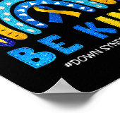 Im Oktober tragen wir das Blau-und Gelbunten-Syndr Poster (Ecke)