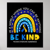 Im Oktober tragen wir das Blau-und Gelbunten-Syndr Poster (Vorne)