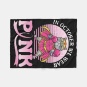 Im Oktober tragen wir den Katzenkrieger für Aw aus Fleecedecke (Vorderseite (Horizontal))