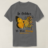 Im Oktober tragen wir die Orange ADHD Awareness 1 T-Shirt (Design vorne)