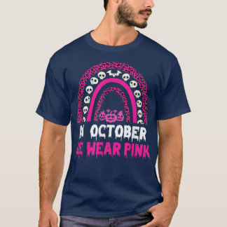 Im Oktober tragen wir die Pink Breast Cancer Pumpk T-Shirt