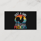 Im Oktober tragen wir ein pinkfarbenes Brustkrebsb Visitenkarte (Rückseite)