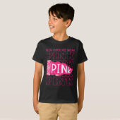 Im Oktober tragen wir eine pinkfarbene Brustkrebse T-Shirt (Vorne ganz)