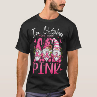 Im Oktober tragen wir eine Rosa-Ribbon-Nomaden Fra T-Shirt