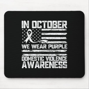 Im Oktober tragen wir Lila einheimische Gewalt Awa Mousepad