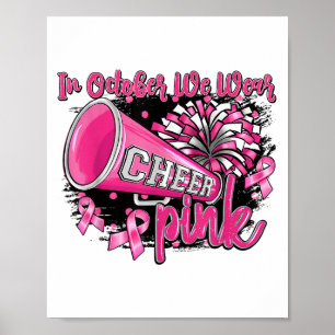 Im Oktober tragen wir NK Breast Cancer Chear Poster