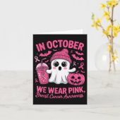 Im Oktober tragen wir Nk Brustkrebs-Bewusstsein Ha Karte (Gelbe Blume)