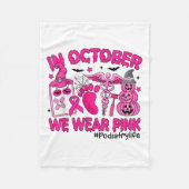 Im Oktober tragen wir NK-Brustkrebs-Diatrie Fleecedecke (Vorderseite)