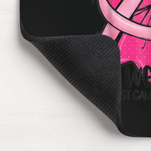 Im Oktober tragen wir NK Coquette Breast Cancer Aw Mousepad (Ecke)