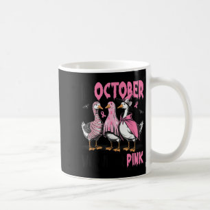 Im Oktober tragen wir NK Gänse Brustkrebs-Auszeich Kaffeetasse