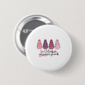 Im Oktober tragen wir Nk Ghost Boo Halloween Breas Button (Vorne & Hinten)