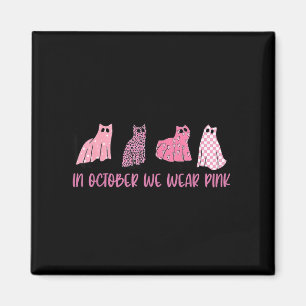 Im Oktober tragen wir NK Ghost Cats Brustkrebs Awa Magnet
