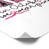 Im Oktober tragen wir NK Ghost und Black Cat Krebs Poster (Ecke)