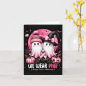 Im Oktober tragen wir Nk Ghost Witch Brustkrebs Au Karte (Gelbe Blume)