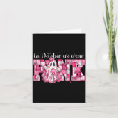 Im Oktober tragen wir Nk Ghost Witch Brustkrebs Aw Karte (Vorderseite)