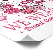 Im Oktober tragen wir NK Halloween Breastkrebs Kri Poster (Ecke)