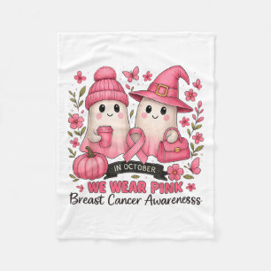 Im Oktober tragen wir NK Niedlich Ghost Breast Can Fleecedecke