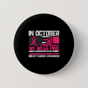 Im Oktober tragen wir Nk Stal Arbeiter Brustkrebs Button