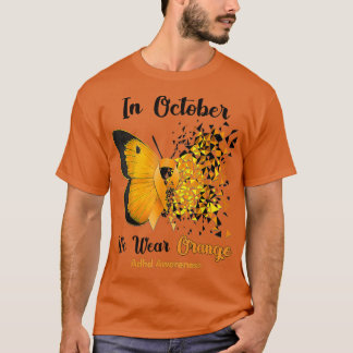 Im Oktober tragen wir Orange ADHD Awareness 853 T-Shirt