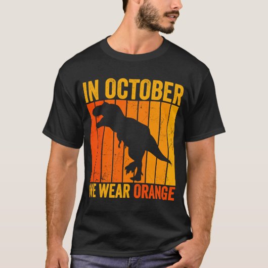 Im Oktober tragen wir Orange Stopp Bullying Unity T-Shirt (Vorderseite)