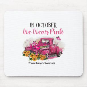 Im Oktober tragen wir Pink Breast Cancer Awaren Mousepad