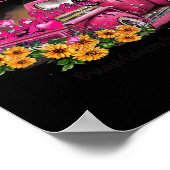 Im Oktober tragen wir Pink Breast Cancer Awaren Poster (Ecke)