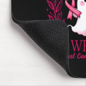 Im Oktober tragen wir Pink - Brustkrebs-Bewusstsei Mousepad (Ecke)