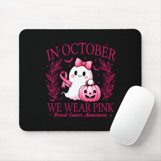 Im Oktober tragen wir Pink - Brustkrebs-Bewusstsei Mousepad (Mit Mouse)