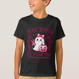 Im Oktober tragen wir Pink - Brustkrebs-Bewusstsei T-Shirt