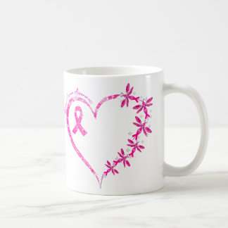 Im Oktober tragen wir Pink Brustkrebs Bewusstsein  Kaffeetasse