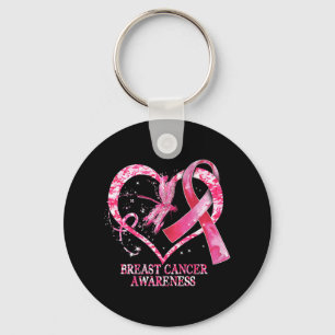 Im Oktober tragen wir Pink Brustkrebs Bewusstsein  Schlüsselanhänger