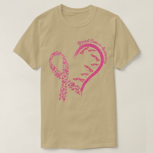 Im Oktober tragen wir Pink Brustkrebs Bewusstsein T-Shirt (Design vorne)