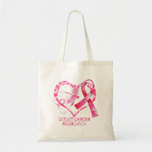 Im Oktober tragen wir Pink Brustkrebs Bewusstsein Tragetasche