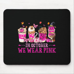 Im Oktober tragen wir Pink Coffee Eye Latte Herbst Mousepad
