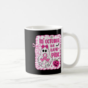 Im Oktober tragen wir Pink Coquette Breast Cancer Kaffeetasse