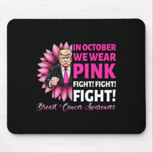 Im Oktober tragen wir Pink Fight Breast Cancer Awa Mousepad