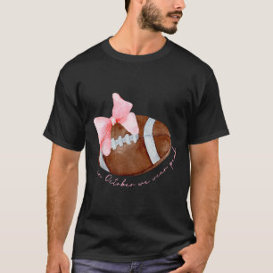 Im Oktober tragen wir Pink Football Breast Cancer T-Shirt