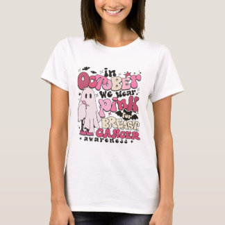 Im Oktober tragen wir Pink für Brustkrebs-Hallowee T-Shirt