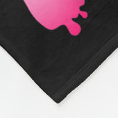 Im Oktober tragen wir Pink Ghost Breast Cancer Awa Fleecedecke (Ecke)