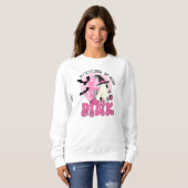 Im Oktober tragen wir Pink Ghost Halloween Sweatshirt (Vorne ganz)