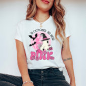 Im Oktober tragen wir Pink Ghost Halloween T-Shirt