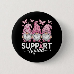 Im Oktober tragen wir Pink Gnome Breast Cancer Awa Button