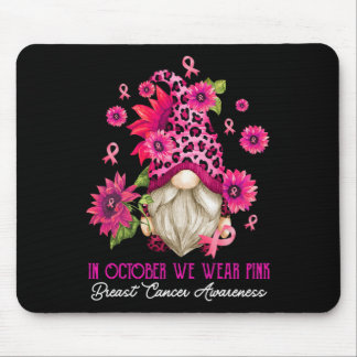 Im Oktober tragen wir Pink Gnome Breast Cancer Awa Mousepad