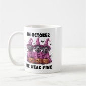 Im Oktober tragen wir Pink Great Dane Halloween Br Kaffeetasse (Links)