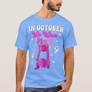 Im Oktober tragen wir Pink Halloween Ghost Hexenpu T-Shirt