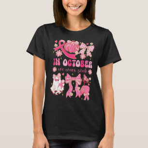 Im Oktober tragen wir Pink Halloween Preppy Ghost T-Shirt