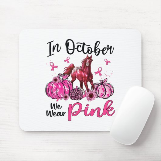 Im Oktober tragen wir Pink Horse Pumpkin Leopard B Mousepad (Mit Mouse)