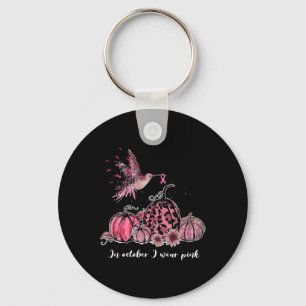 Im Oktober tragen wir Pink Hummingbird Pumpkin Bre Schlüsselanhänger