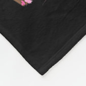 Im Oktober tragen wir Pink Leopard Katze Brustkreb Fleecedecke (Ecke)